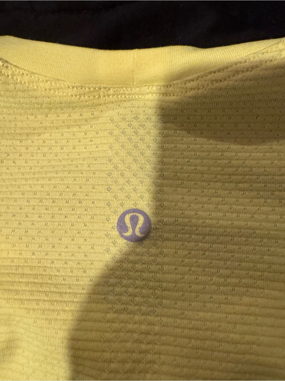 lululemon athletica women’s Yellow Leggings with Reflective Logo